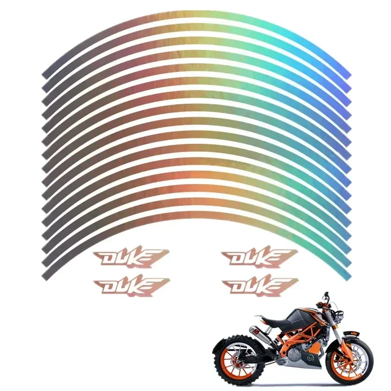 FOR KTM DUKE 125 150 200 300 390 790 990 1290 Motorcycle Parts Contour Wheel Decoration Decal Sticker -2