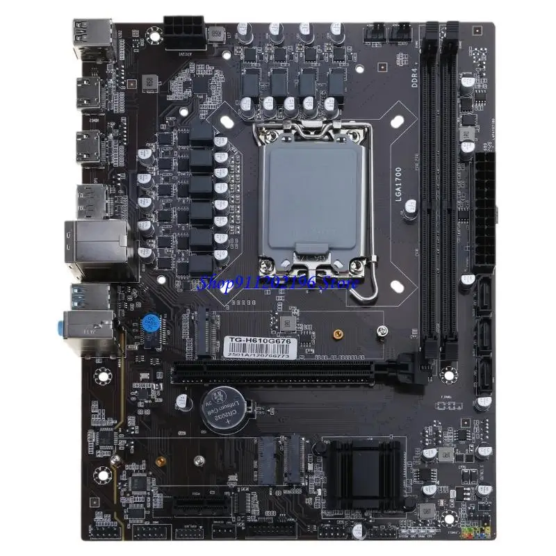 

P82A H610 Desktop Motherboard LGA 1700 Support Core12th 13th CPU Dual DDR4