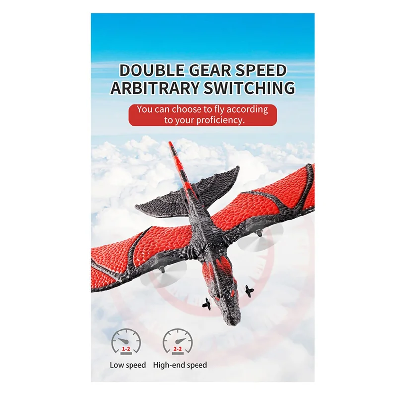 T82C Hot Sale-2X طائرة مزودة بجهاز للتحكم عن بُعد 2.4G مقلد تحلق التنين الطائرات التحكم عن بعد تحلق نموذج طائرة شراعية EPP رغوة اللعب هدية