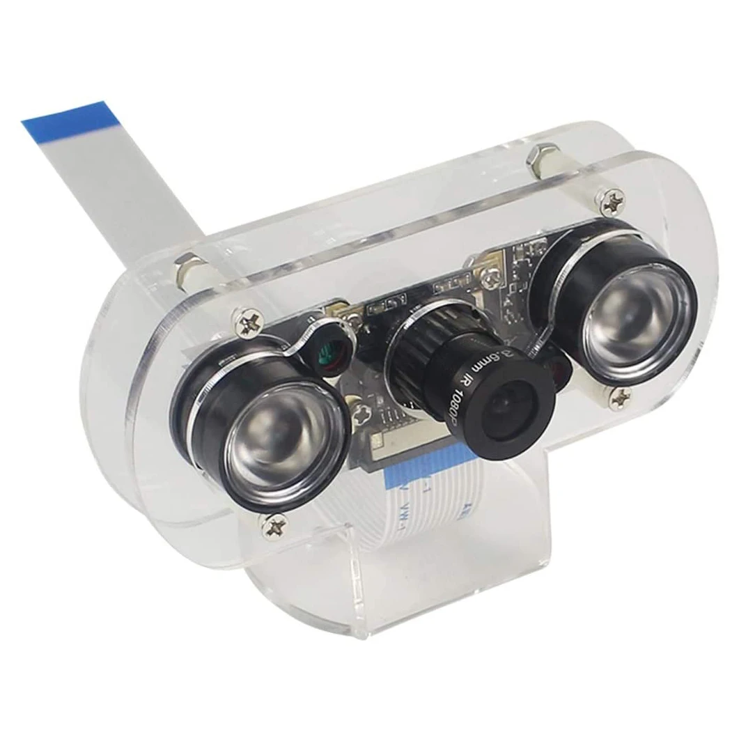 

Модуль камеры 5MP для Raspberry Pi 4B/3B +/3B/2B, инфракрасная камера ночного видения 1080P с держателем