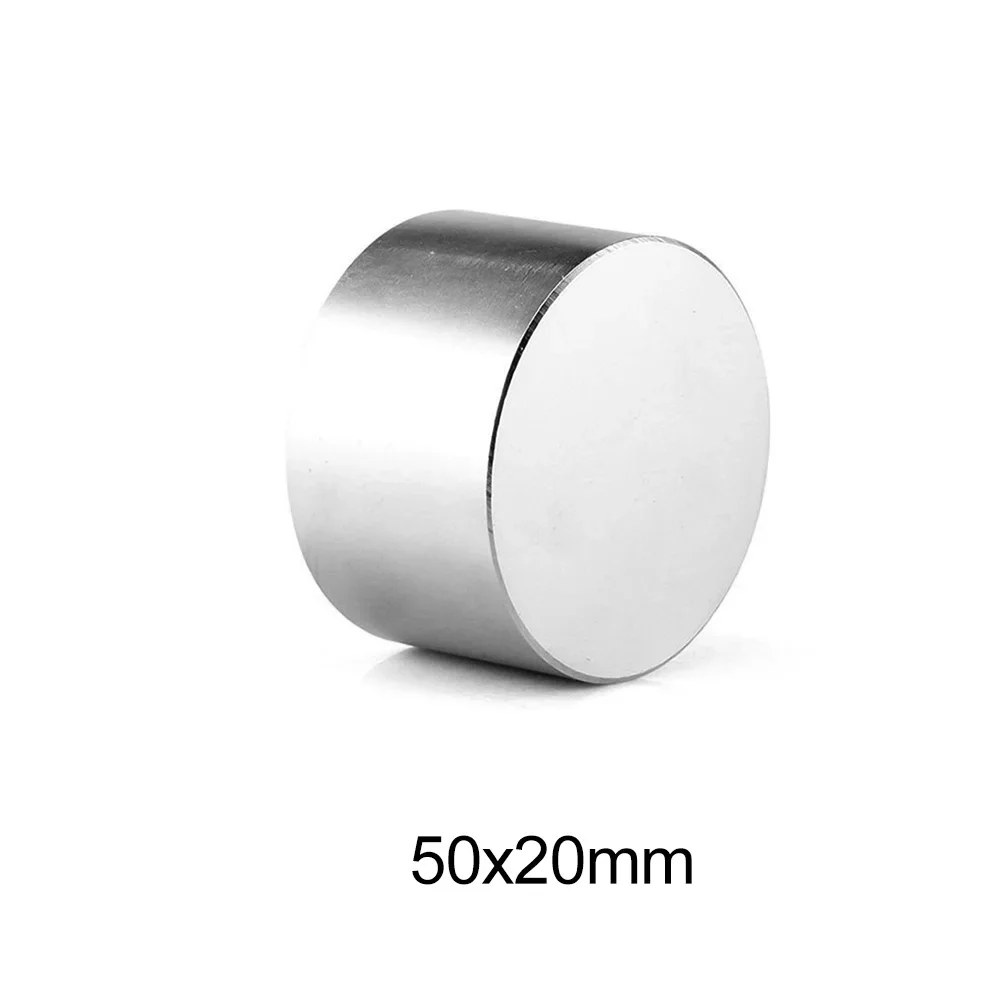 

50x20 mm Big Thick Disc Strong Powerful magnets 50mm X 20mm Round Neodymium Magnet 50x20mm N35 Rare Earth Magnet 50*20 mm