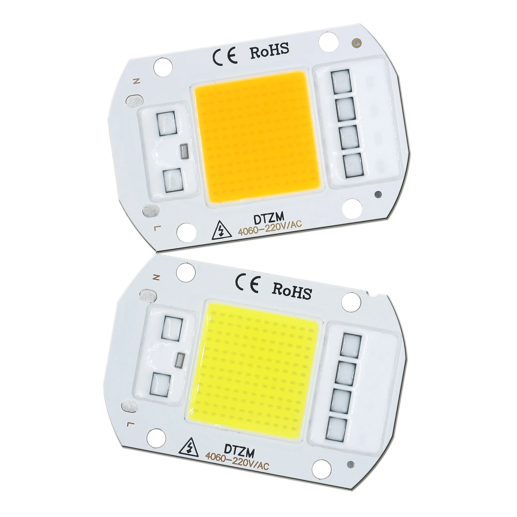 LED Bulb COB Chip 50W 30W 20W 10W Beads 220-240V No need driver For Outdoor Indoor FloodLight Backlight Led module CoolWhite