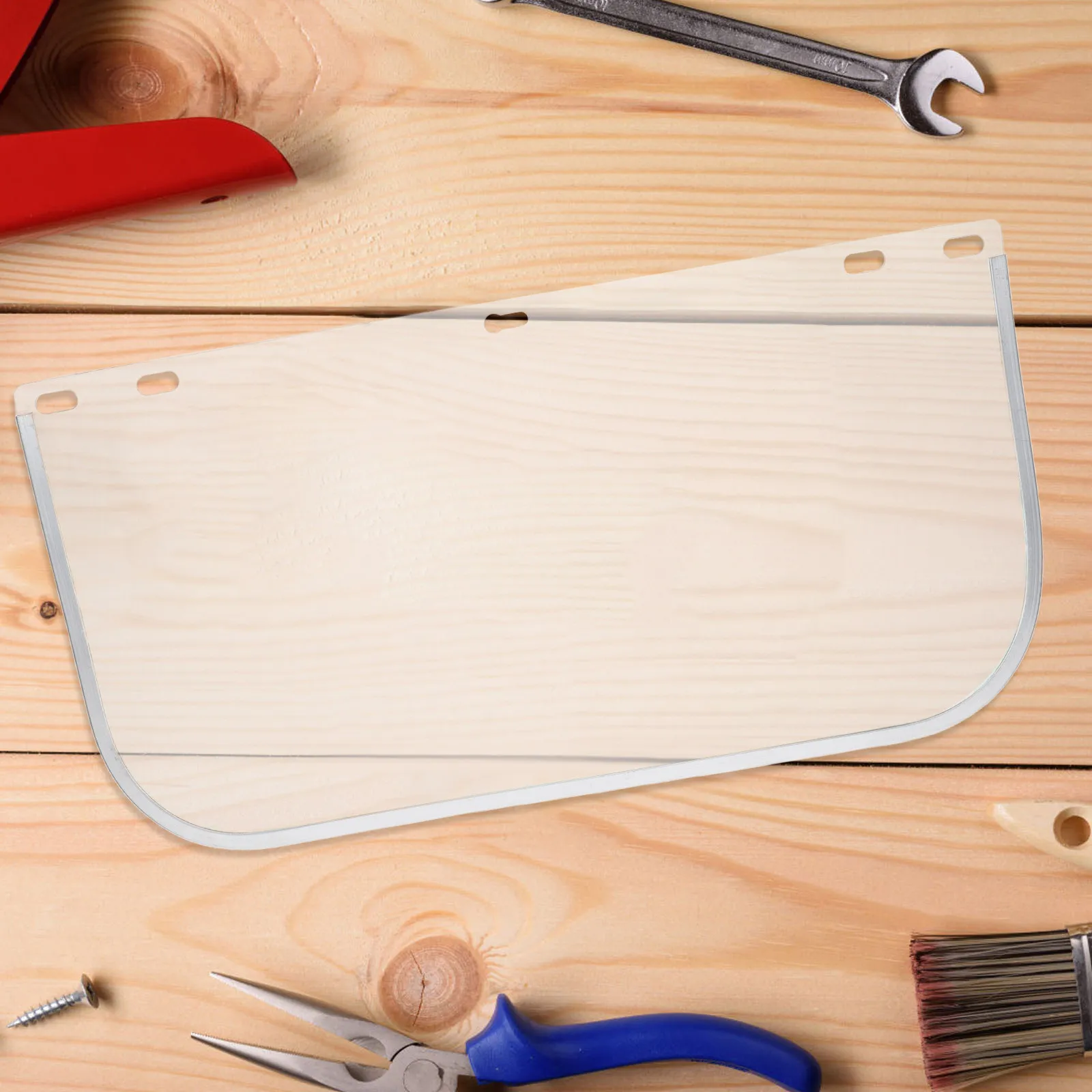 

Прозрачный промышленный защитный лицевой щиток, устойчивый к кислотам и щелочам, защита от брызг, прозрачный визор для пескоструйной обработки и сварки