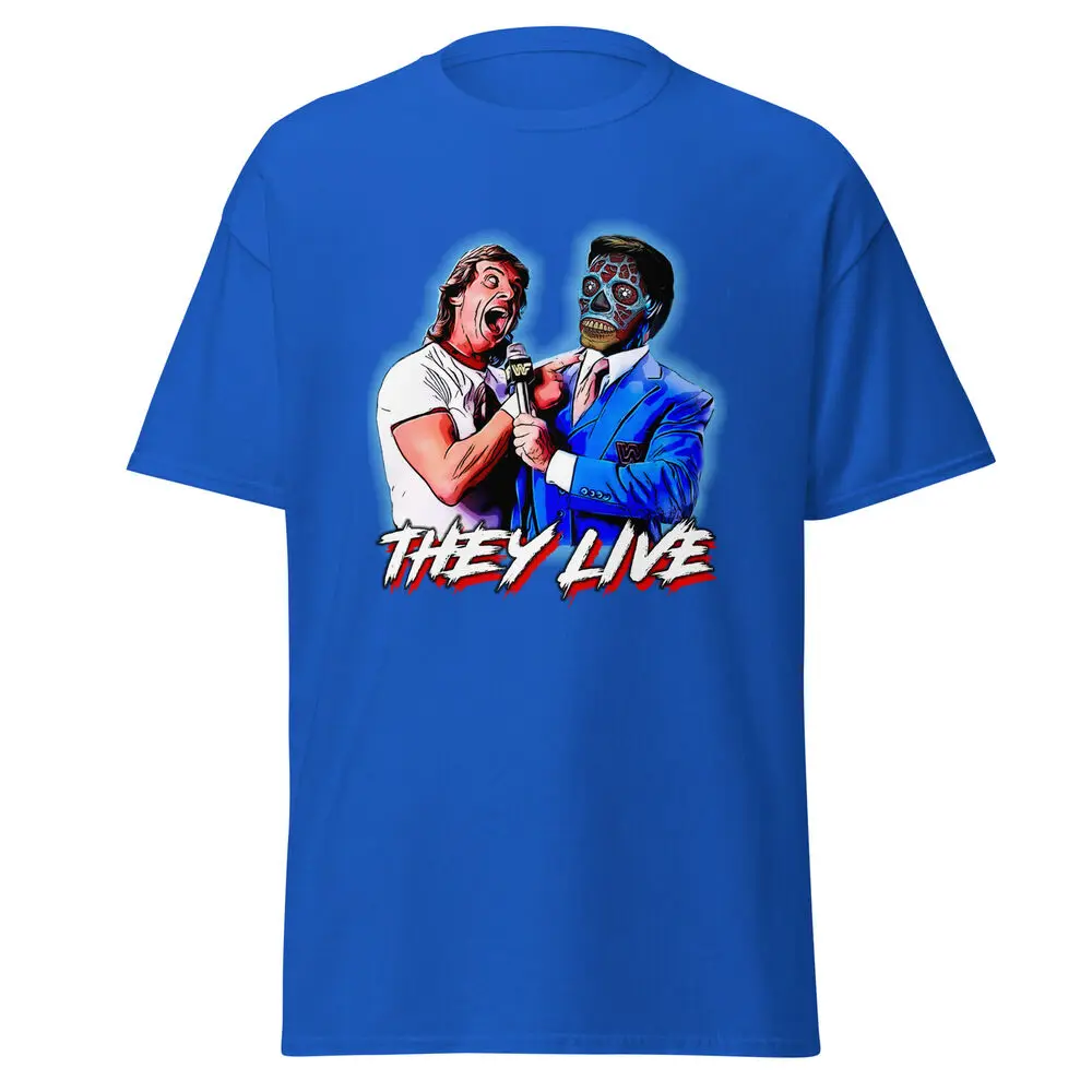 

Roddy Piper vs. They Live T-Shirt - Unmask the Truth and Fight the Aliens