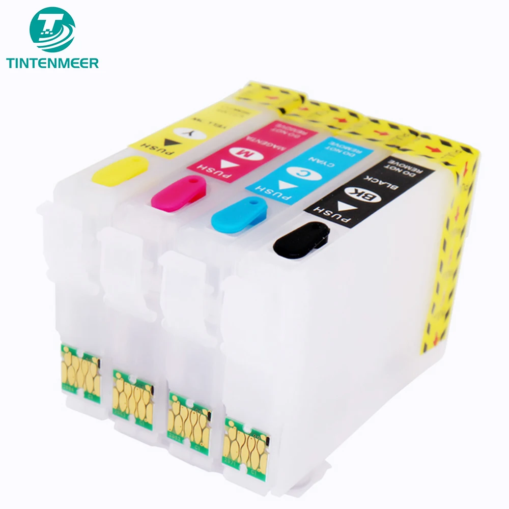 

TINTENMEER T04E REFILLABLE EMPTY CARTRIDGE WITH AUTO RESET CHIP For Epson WF-2831 WF-2851 XP-2101 XP-4101