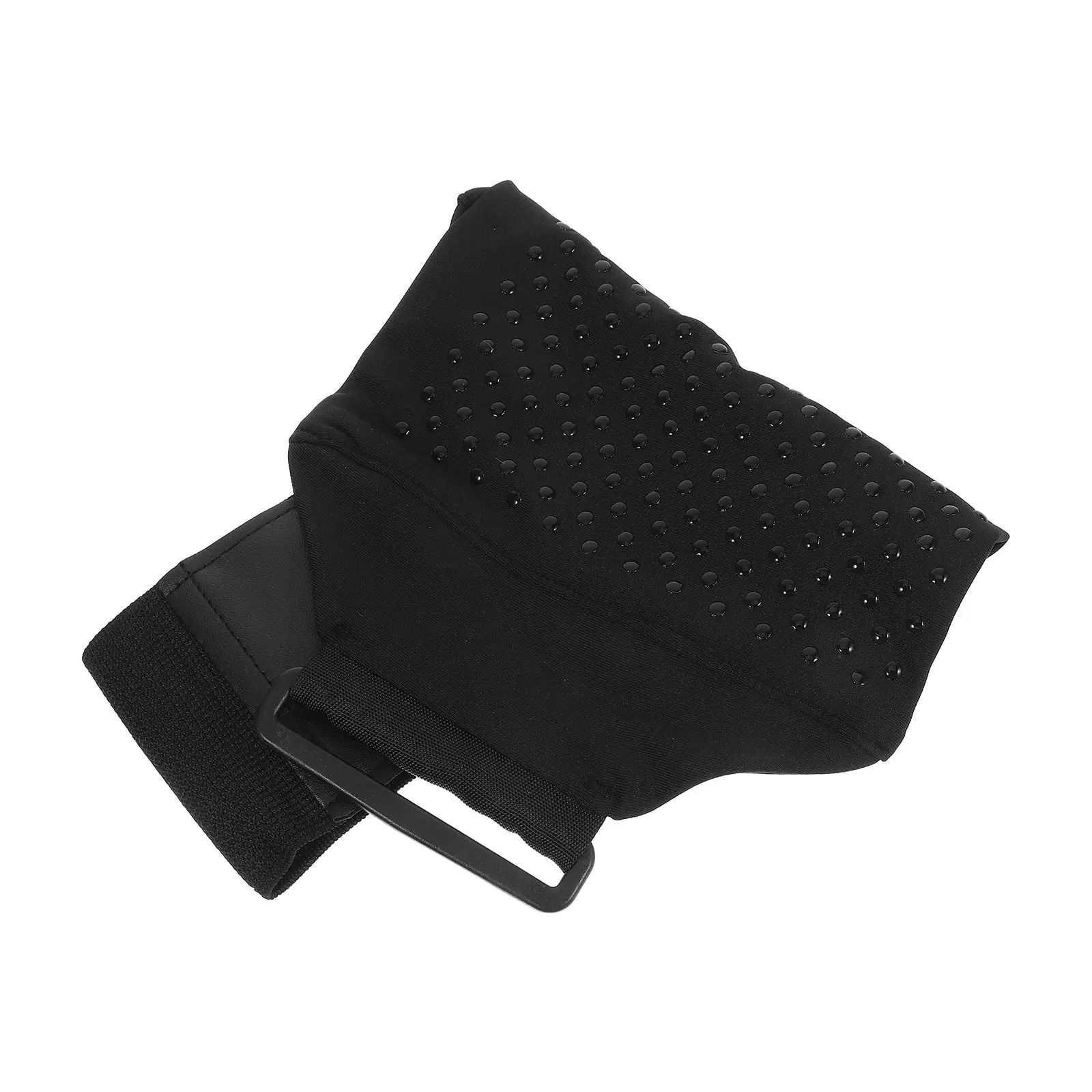 

Black Sports Running Leg Pouch Elastic Calf Phone Bag Hook Loop Tape Closure Workout Phone Holder Storage Case for Outdoor