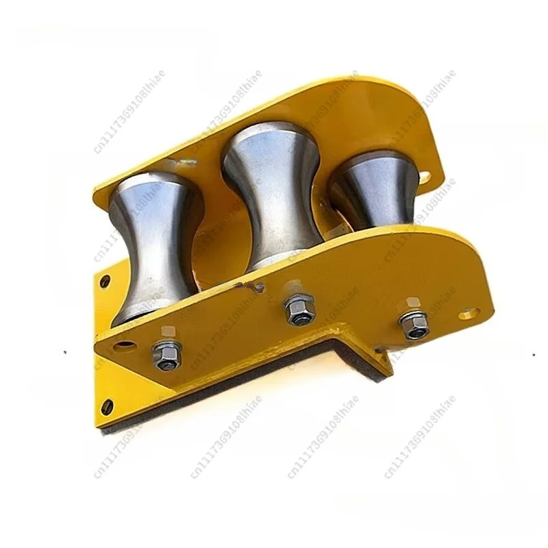 Heavy Duty Alloy Steel Cable Reel Pulley with Pipe Port Professional Winch Lifting Rigging Hardware Tool