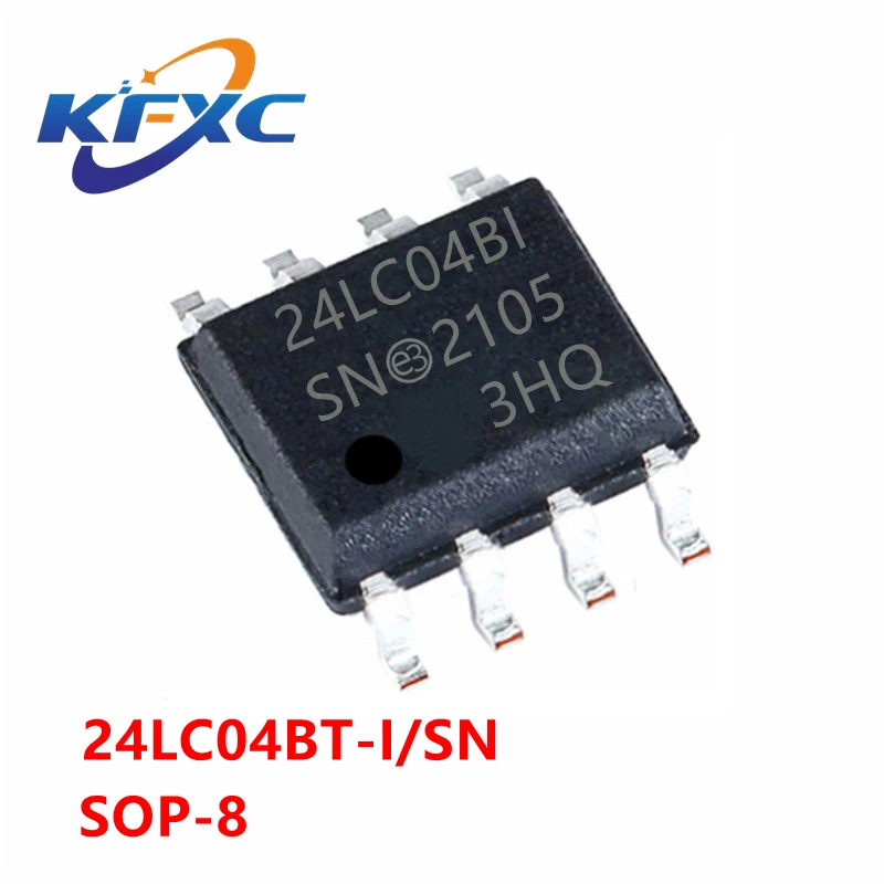 

24LC04BT-I/SN SOP8 New original and genuine EEPROM memory