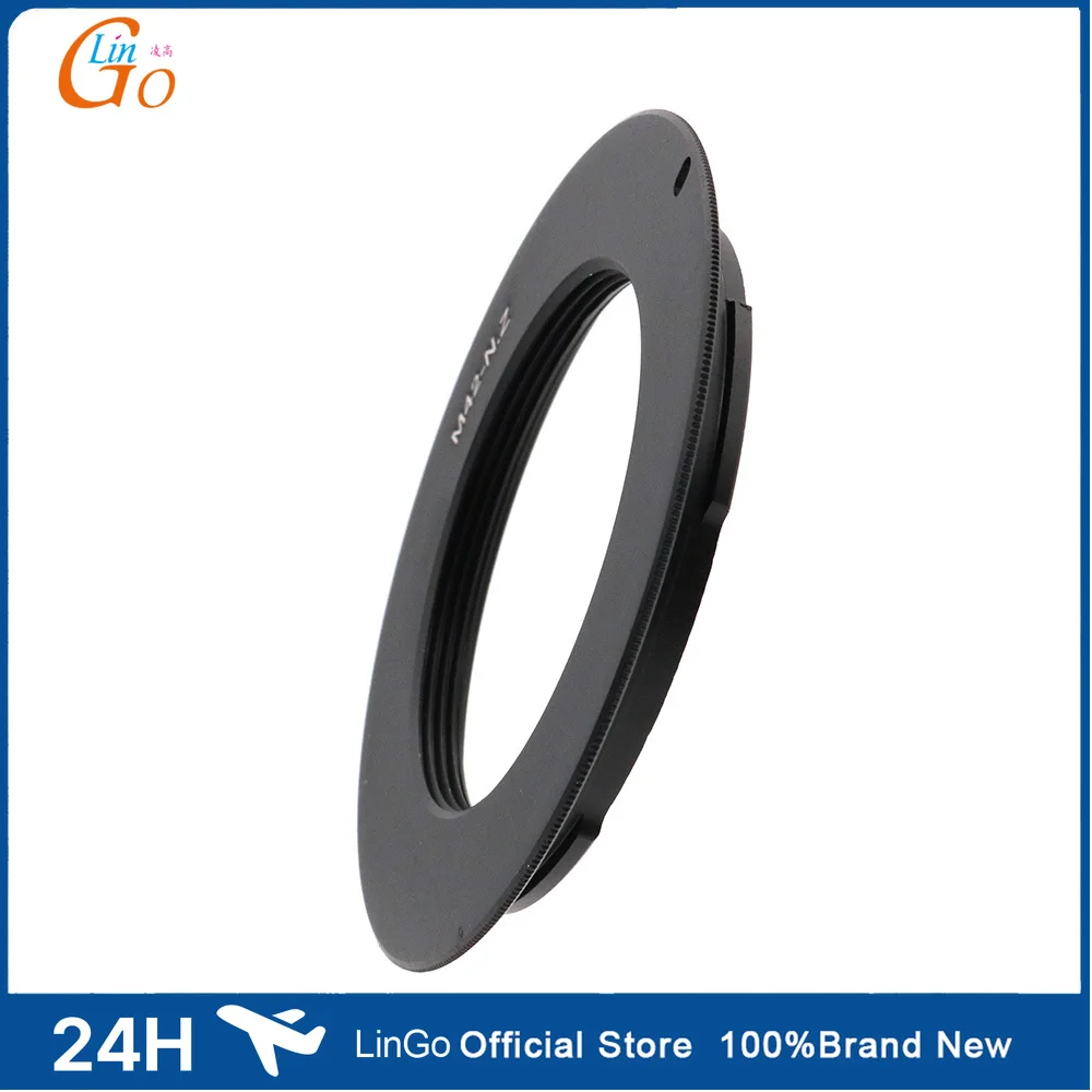 LinGo M42-Nik Z for Macro Photography Lens Mount Adapter 1mm Ultra-slim for M42 Lens to Nik Z Mount Camera Z5,Z6,Z7,Z50