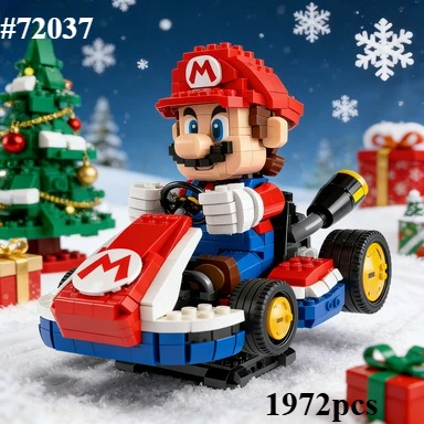 

Новый стандартный конструктор «Картинг»: классическая гоночная модель автомобиля, строительные блоки 72037, сборная модель городского автомобиля, игрушки для детей и взрослых, подарок на день рождения