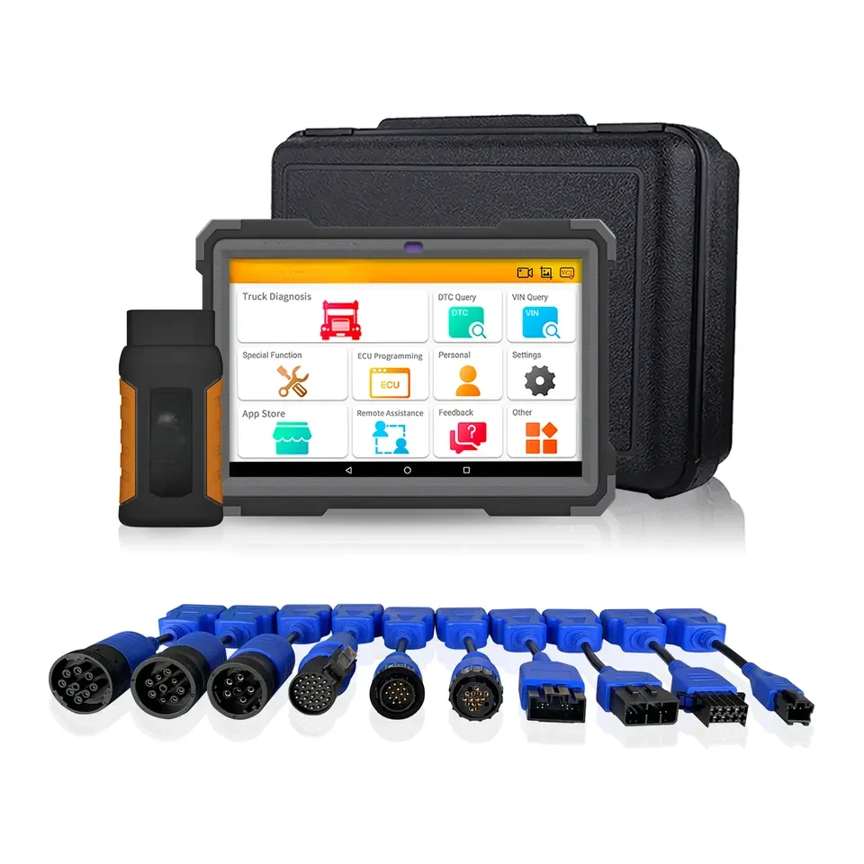 NexzDAS ND566 ELite Heavy Duty Truck Full System Diagnostic Scanner For 12-24V Diesel Vehicles OBD2 Tools