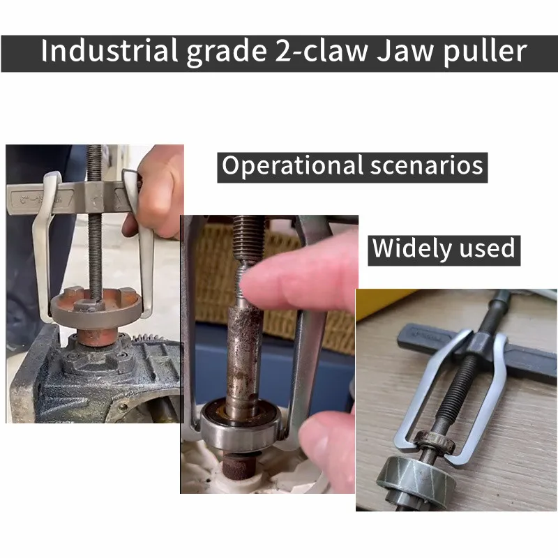 O dispositivo de levantamento separado do extrator, 2 garras a maxila, ferramentas do reparo do carro, rolamento interno, extrator da engrenagem, reforça, 6 ", 8"