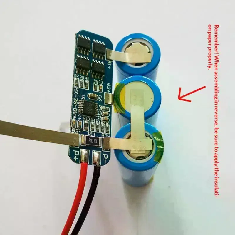 3S 12V 18650 10A BMS Charger Li-ion Lithium Battery Protection Board Circuit Board 10.8V 11.1V 12.6V Electric