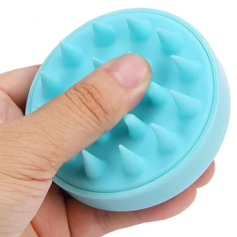 Silicone Head Body Scalp Massage Brush Care Tool Comb Shampoo Hair Washing Comb Shower Brush Bath Spa Slimming Massaging Brushes - view 4