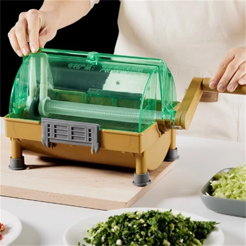 

Multifunctional Vegetable Cutting Machine Hand-cranked Chili Slicing Machine Household Portable Pepper Chili Diced Machine