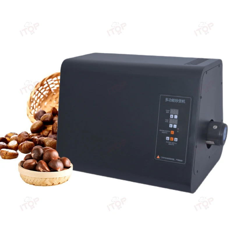 Automatic Small Household Coffee Bean Roaster/grain Roasting Machine Stir-fry Machine/sesame Peanut Nut Bean Coax Machine