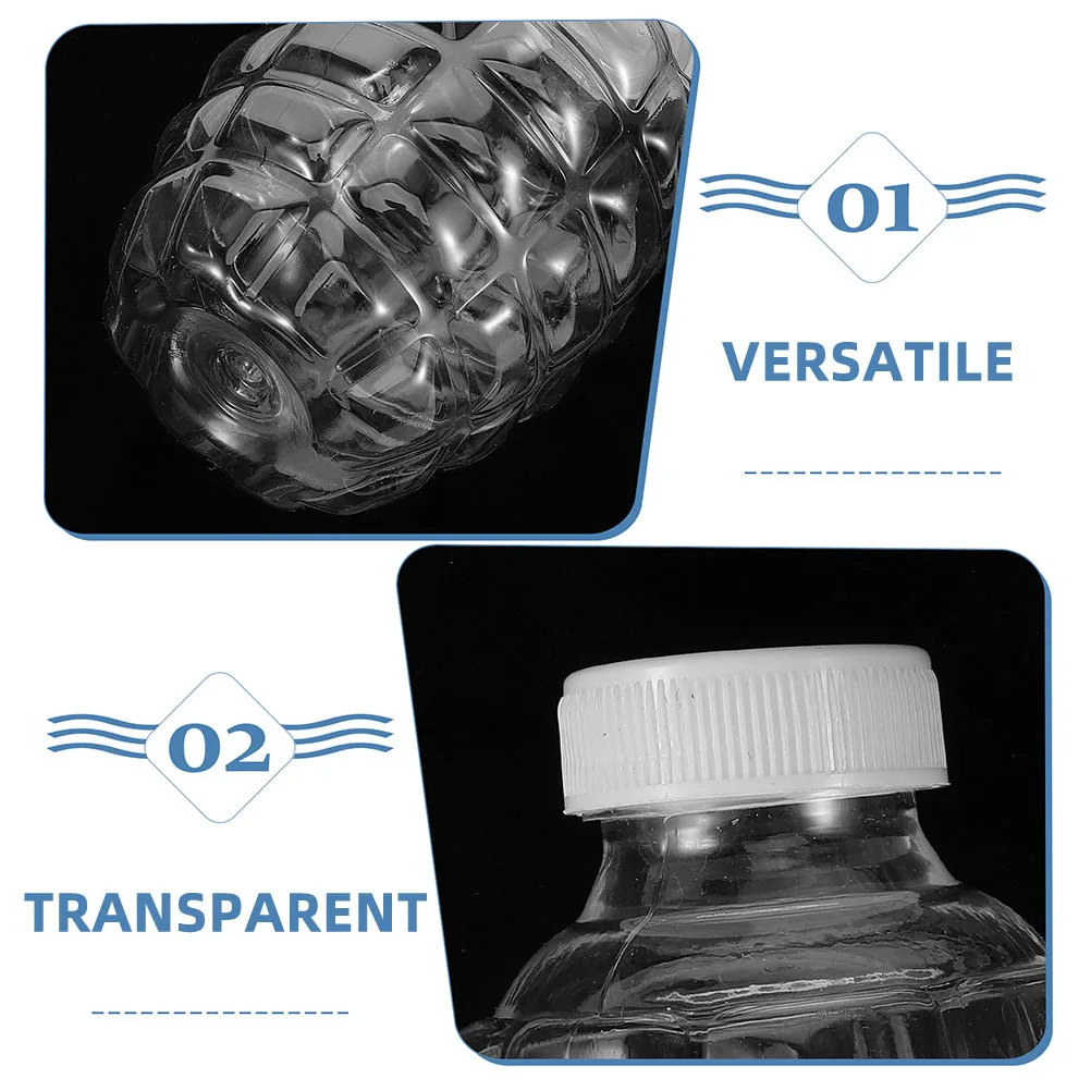4 مجموعة من زجاجات تخزين الخرز الفارغة من البلاستيك الشفاف زجاجة صغيرة لحاوية الخرز قابلة لإعادة الاستخدام مستلزمات الألعاب عبوة فرعية محمولة #6