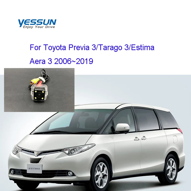 Rearview Camera For Toyota Previa 3 Tarago 3 Estima  Aera 3 XR50 2006~2019 AHD 1280*720 Reserve original hole Backup Camera