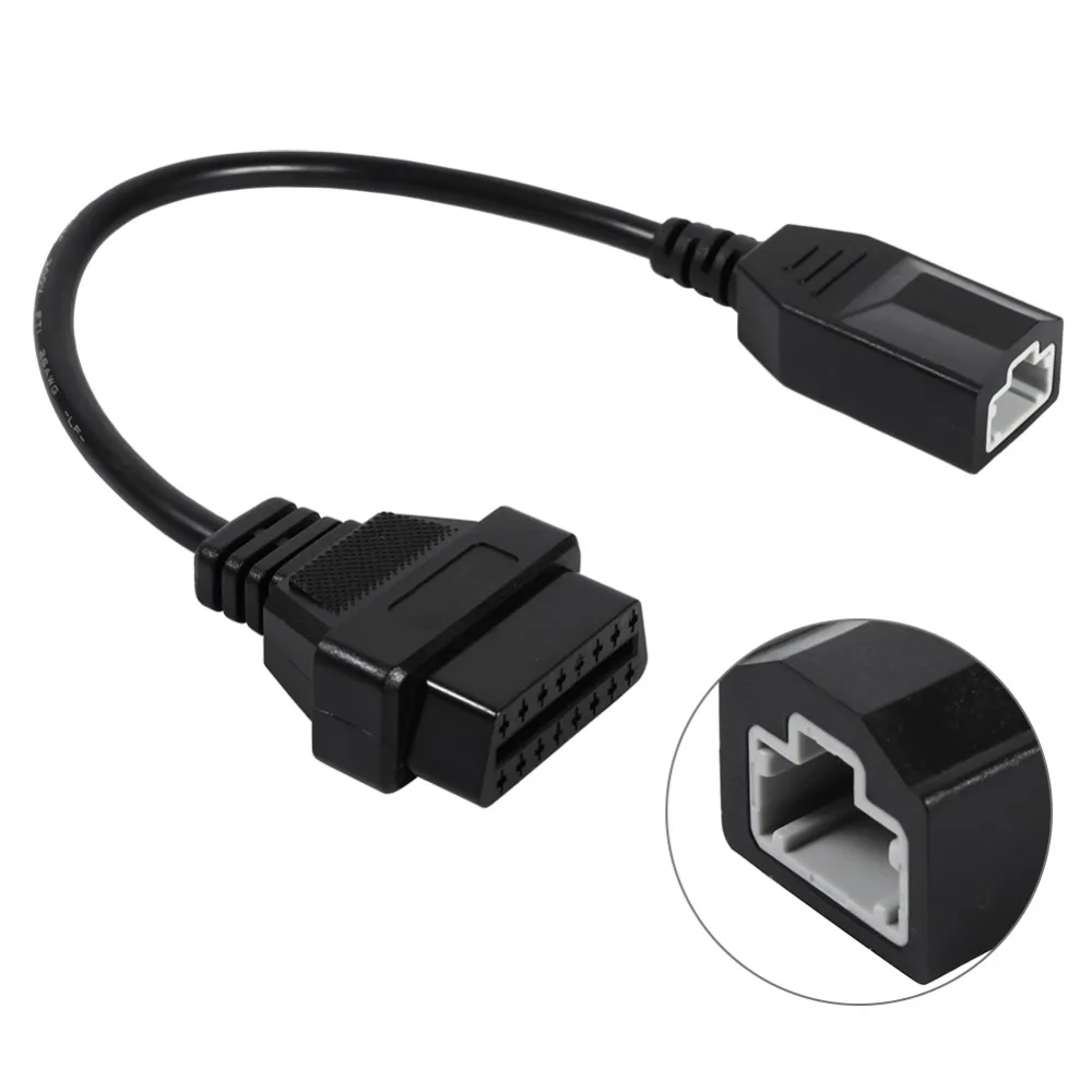 ABS Diagnostic Adapter Plug-and-Play Easy Connection Car Diagnostic Cable 3 Pin to 16 Pin Diagnostic Connector