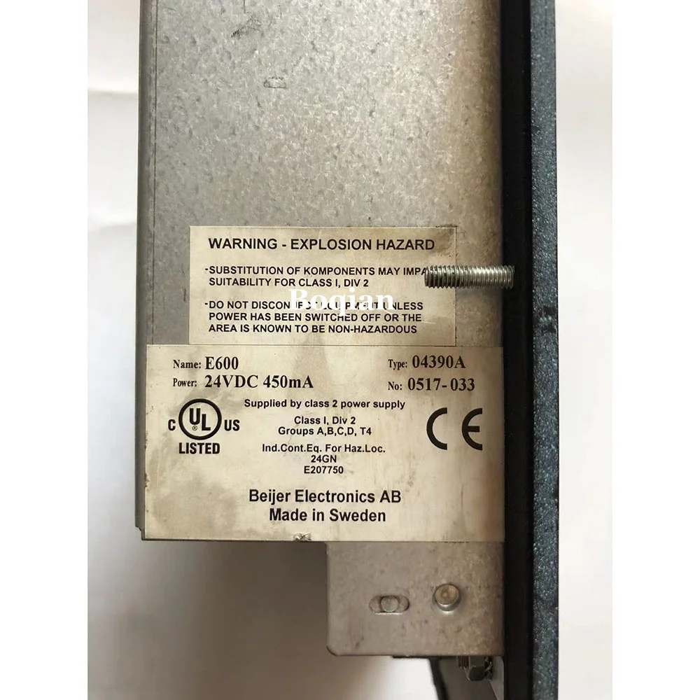 Beijer E600 04390A Industrial Touch Screen E600 Series HMI Operator