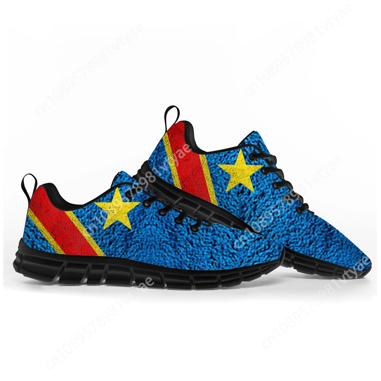 Democratic Republic of the Congo Flag Sports Shoes Mens Womens Teenager Kids Children Sneakers Custom High Quality Couple Shoes