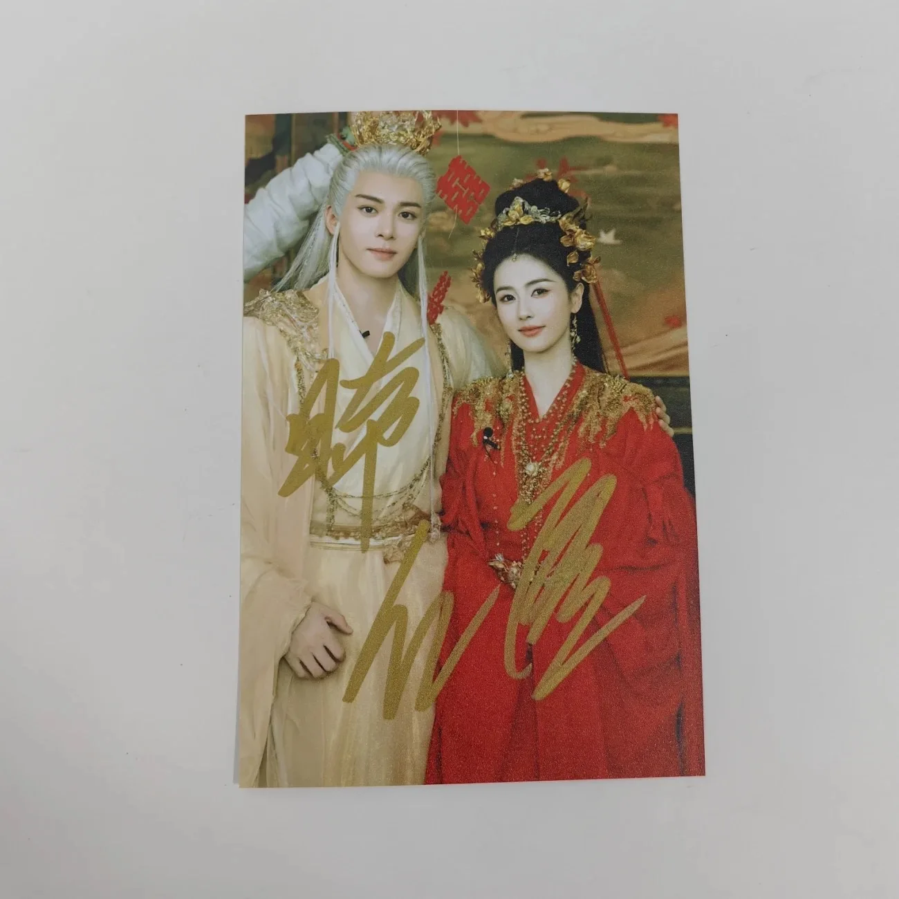 Zeng Shunxi Bai Lu HD ポスター サイン入り写真 TV Feud Bai Jiusi Hua Ruyue ドラマ スティル 手書きコレクション シグネチャー画像