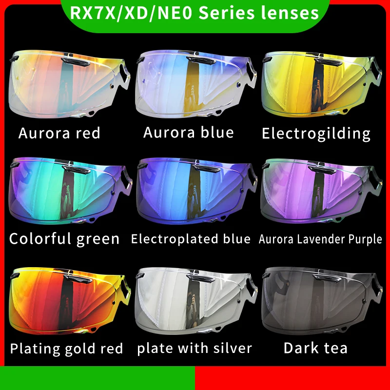 

Motorcycle Helmet Visor Lens Full Face Anti-scratch Wind Shield Helmet Goggles Moto Accessories Parts Lens For ARAI RX-7X RX7X