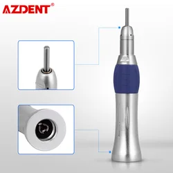 AZDENT Dental Straight Nose Cone Low Speed Handpiece Ratio 1:1 for Lab E-type Motors