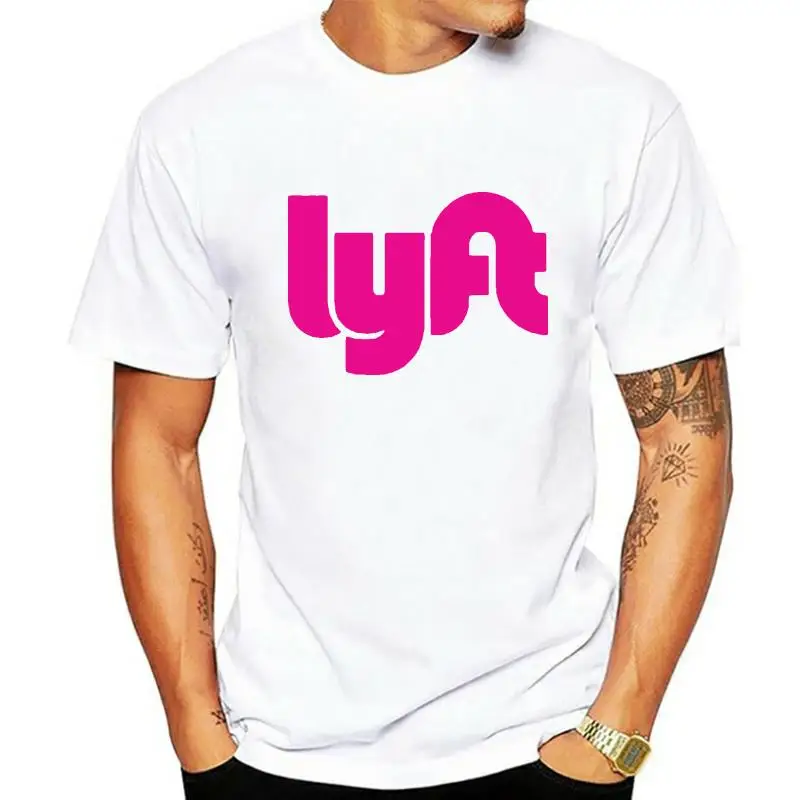 LYFT  Mens New Professional Driver T-Shirts White