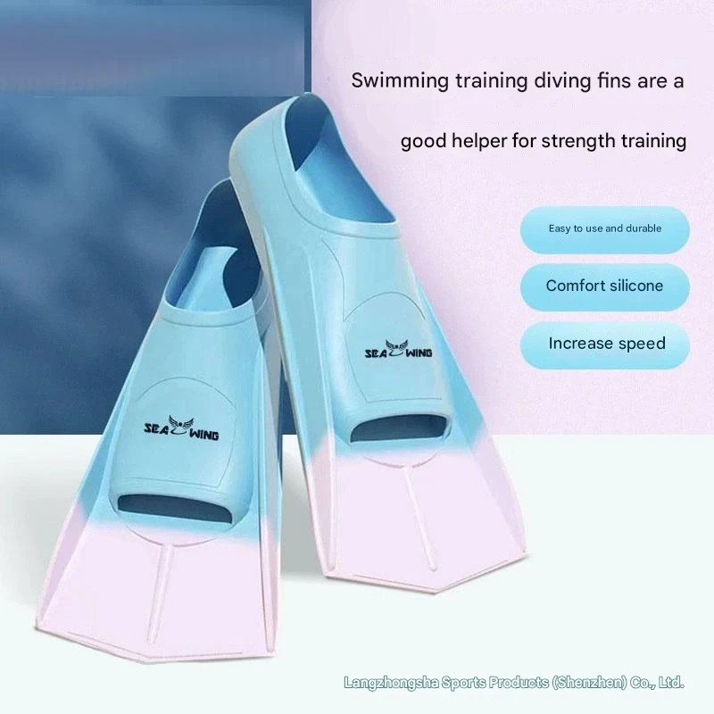 Professional Swimming Fins Diving Frog Shoes Training Silicone Short Fins image 3
