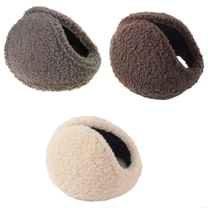 

270D Men Ear Muffs for Cold Weather Foldable Ear Protective Warmers Cycling Earmuffs Portable Ear Covers for Hiking Running
