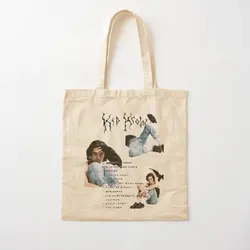 Kid Krow Conan Gray Cotton Canvas Bag Shopper Handbag Fabric Foldable Shoulder Bag Tote Printed Travel Designer Grocery Women