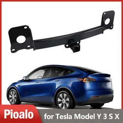 For Tesla Model Y S Rear Trailer Hitch Tow Hook Receiver Tow Hitch Tow Hook Adapter fit  Accessories (Excluded Hook)