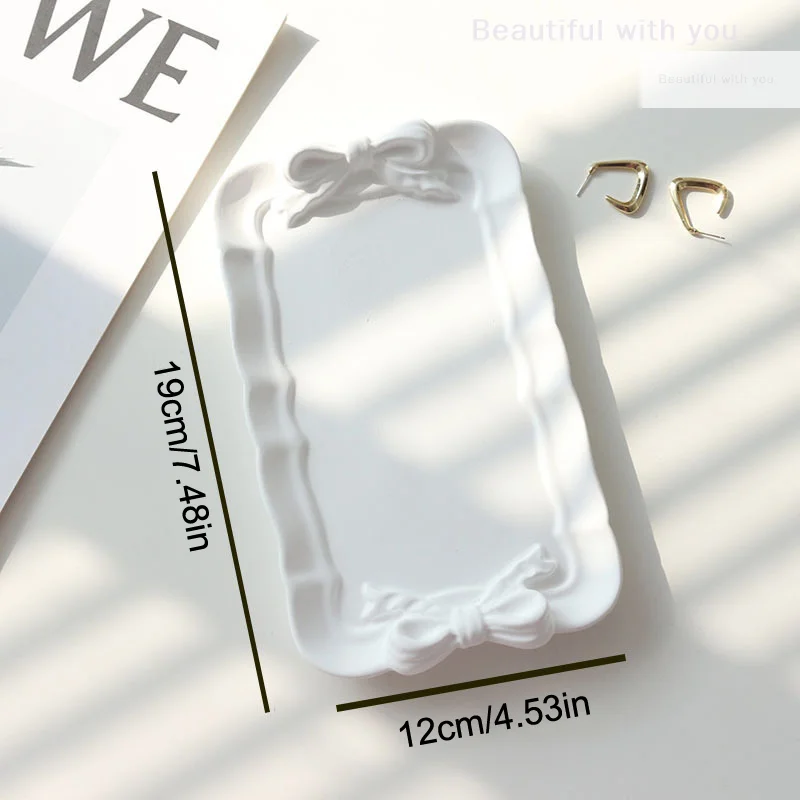 

Bow Nail Photo Manicure Nail Design Display Photo Props Embossed Tray Design Nail Tips Display Board