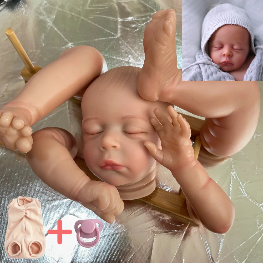 21 Inches 3D Painted Reborn Kit Jude With Painted Hair Unassembled High Quality Handmade DIY Doll Parts Molds