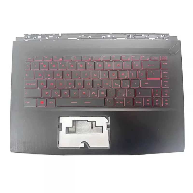 OEM Replacement Palmrest Red Keyboard US for MSI GF65 MS-16R3 16R4 16W1