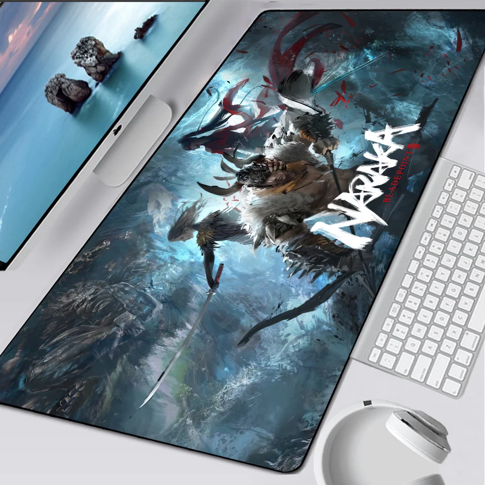 Naraka Bladepoint Large Gaming Mouse Pad Computer Mousepad PC Gamer Mouse Mat Laptop Mausepad Mouse Carpet Keyboard Mat Desk Pad