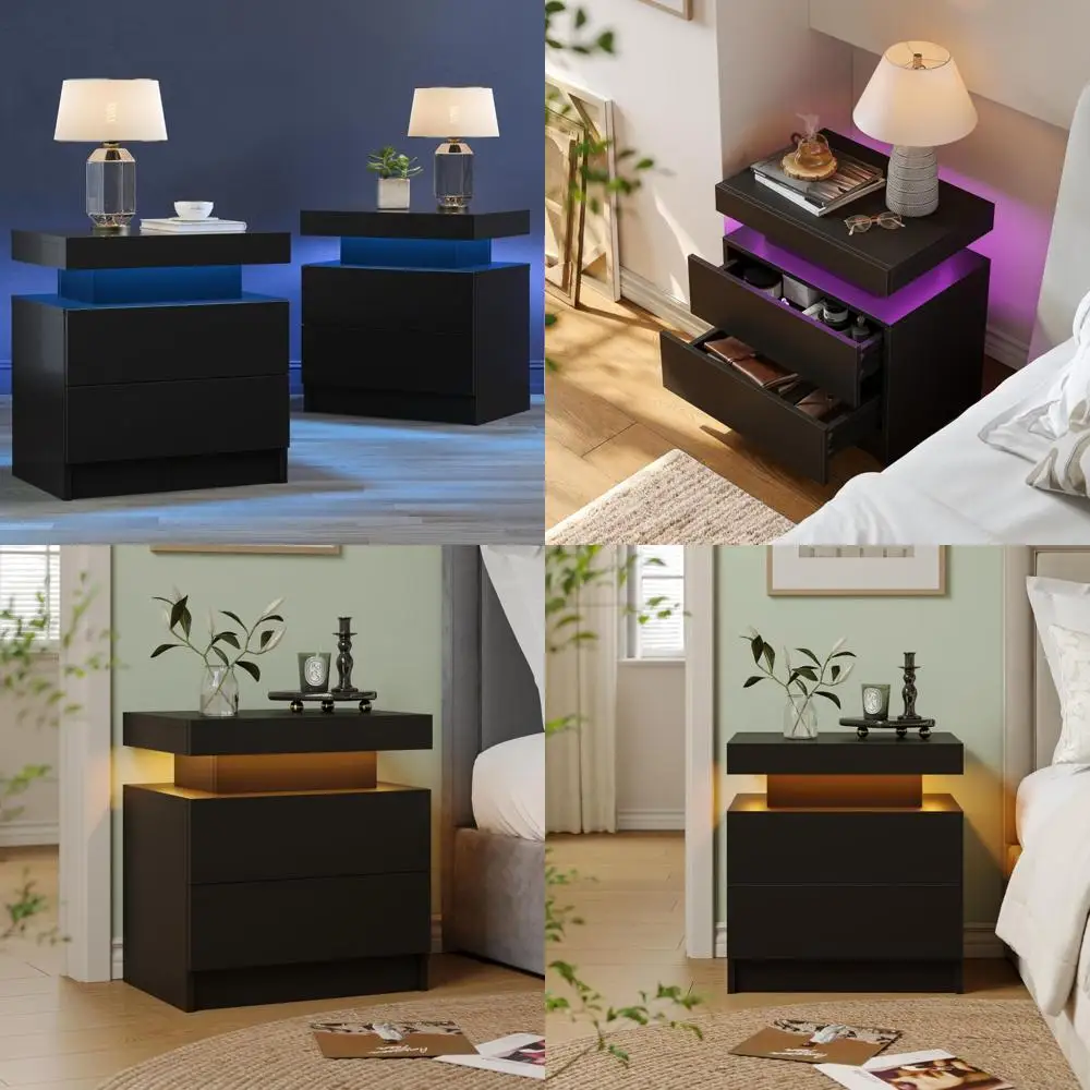 3 drawer dresser, small dresser for closet, wooden white nightstand for bedroom, chest of drawers side table storage cabinet fo