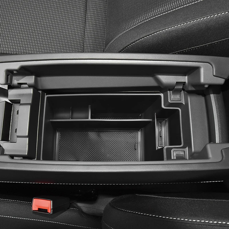 For Nissan Rogue X-Trail 2021 2022 2023 T33 Accessories Armrest Box Secondary Storage Insert Tray Sunglasses Holder ,Black Mat