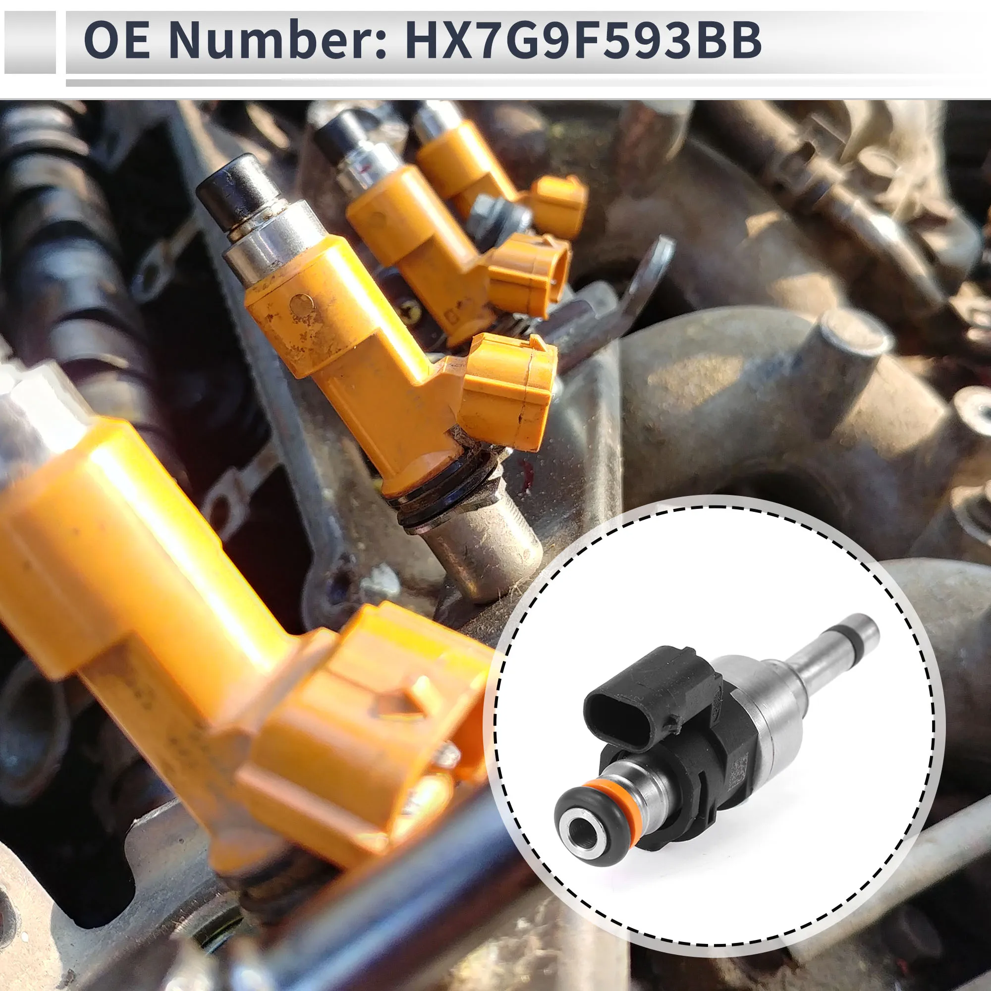 

UXCELL No HX7G9F593BB Топливная форсунка двигателя FORD Escape 2017-2019 Топливная форсунка