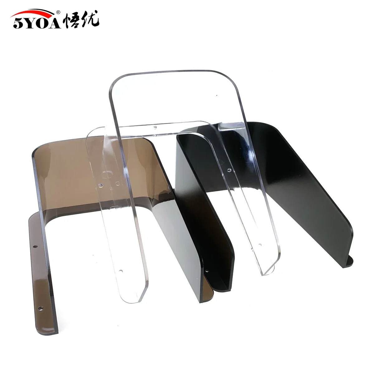 5YOA Copertura antipioggia Custodia impermeabile Protezione antipioggia in plastica Protezione per tastiera di controllo accessi Lettore di schede campanello Guscio solare