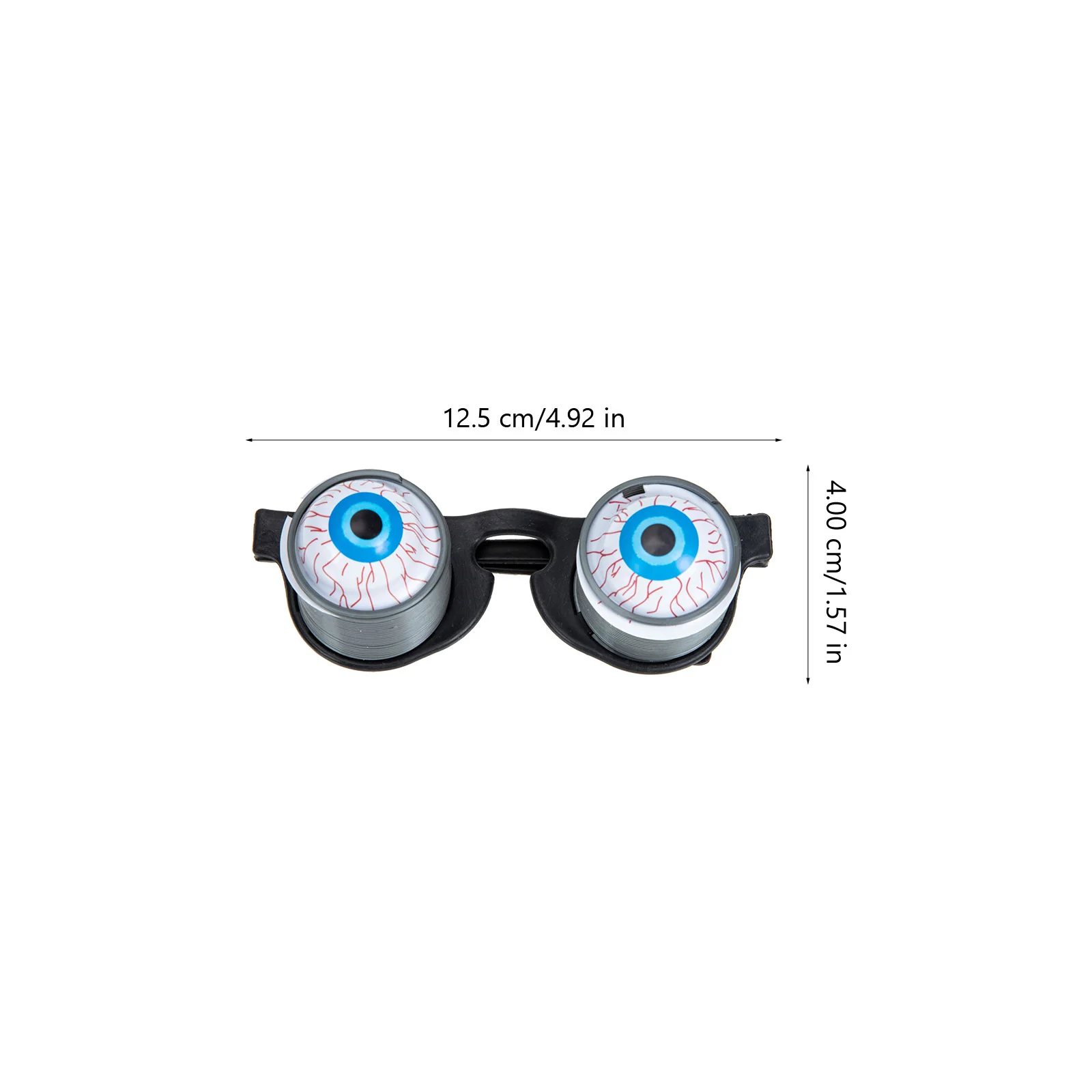 3 Pcs Toy Funny Bounce Eyeglasses Scary Eyeball Fake Pingpong Prank Props Child Eyeballs