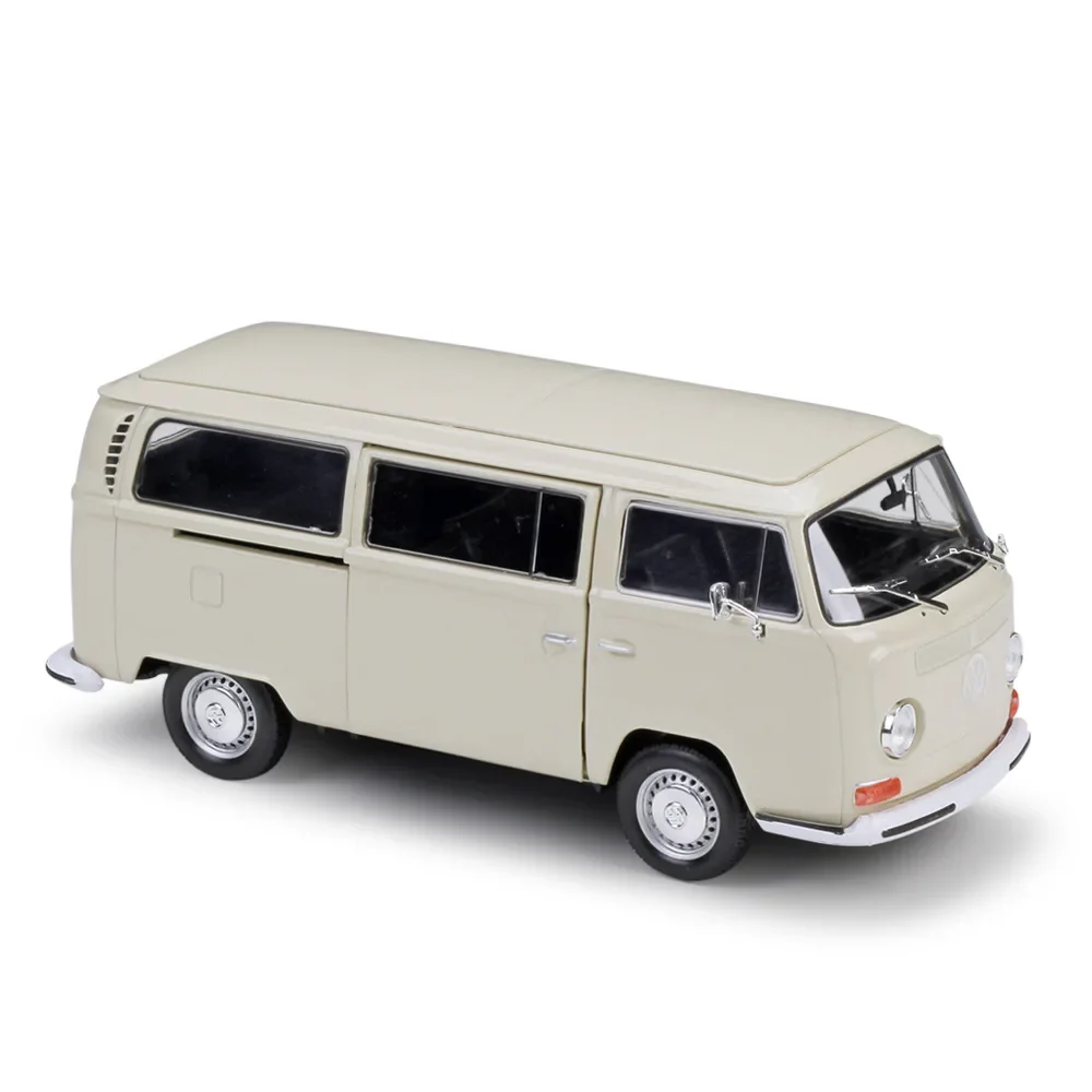 WELLY 1:24 1963 Volkswagen T1 T2 حافلة ديكاست سيارة عالية محاكاة نموذج سيارة سبيكة معدنية الكلاسيكية سيارات لعبة جمع هدية B596