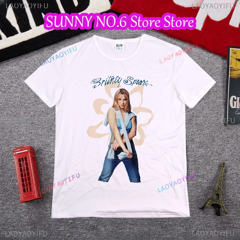 Couple T Shirt  Hot Sale Britney Spears Beautiful Photo Cartoon Summer gothic Tops Ulzzang Fashion Tees Style Trip T-shirts