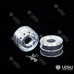 1/16 truck aluminum alloy wheel tractor head DIY German bruder flange bridge front wide wheel hub 50003 model