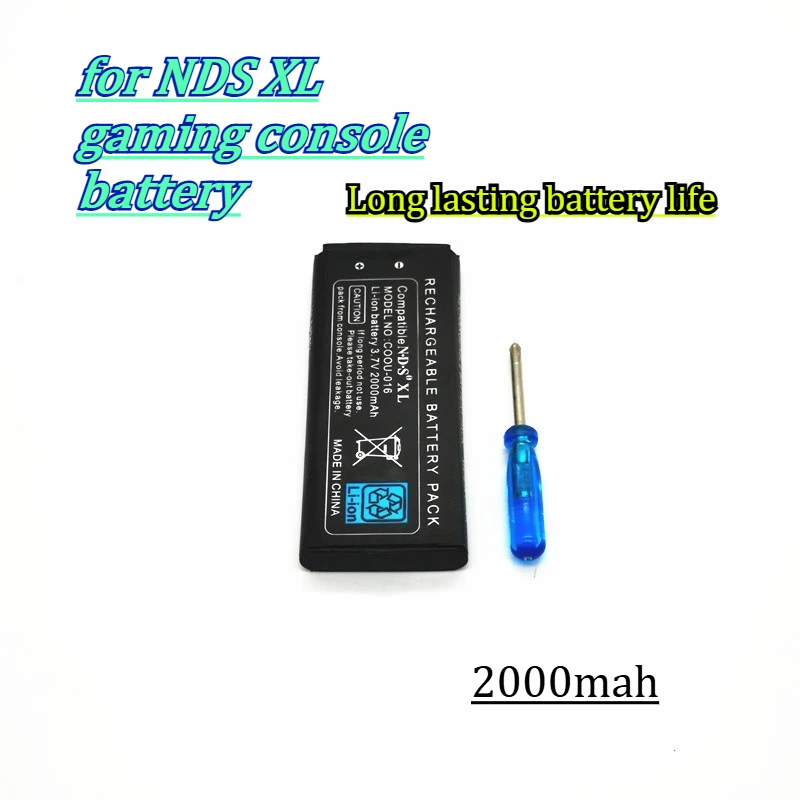

Аккумулятор 2000 мАч для игровой консоли NDS XL, модель UTL-003, встроенный, с увеличенной емкостью, долговечный, перезаряжаемый литиевый аккумулятор.