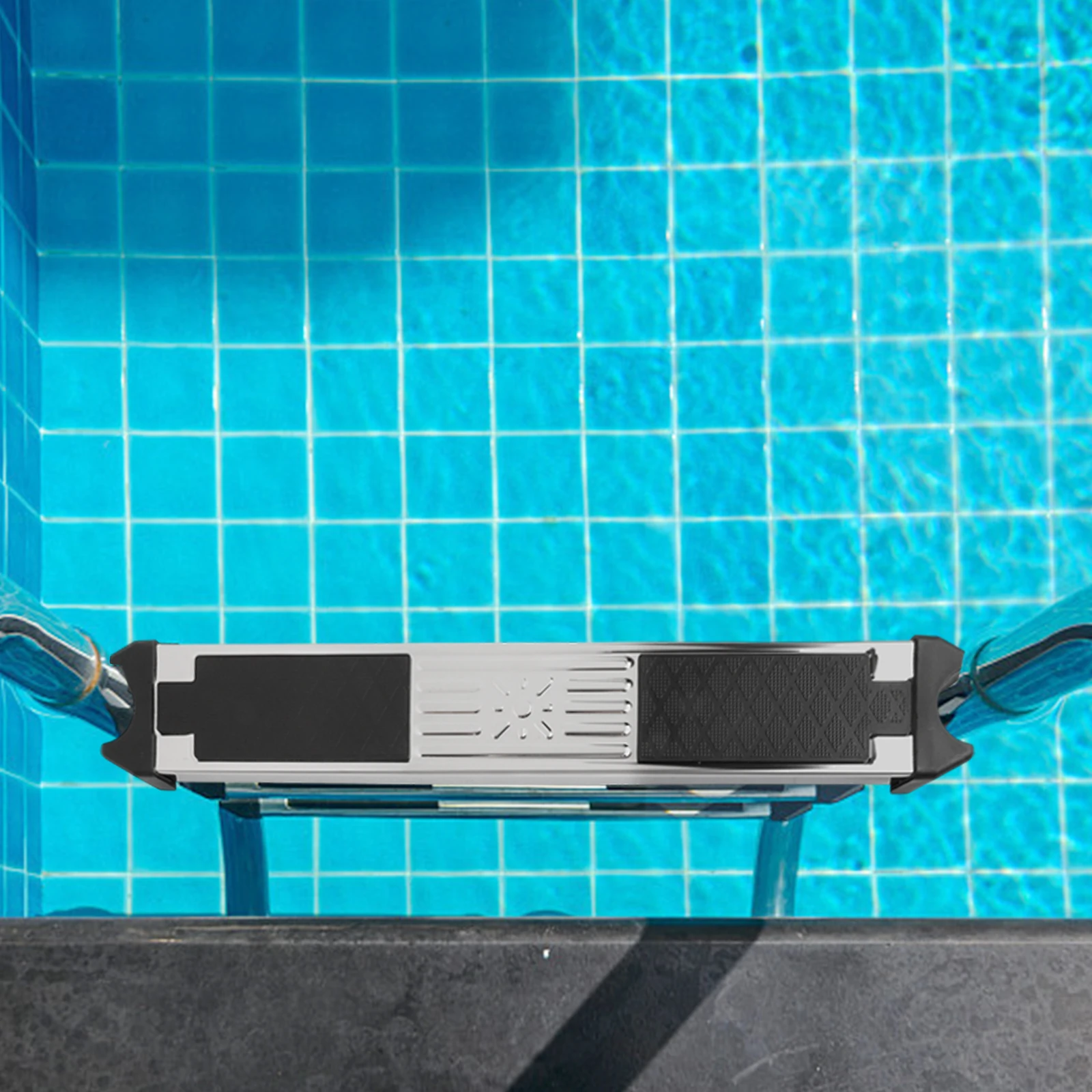 

Swimming Pool Use Swimming Pool Pedals Above Ground Pool Steps Maintenance Reduction Non-Slip Rubber Pad Quick Installation