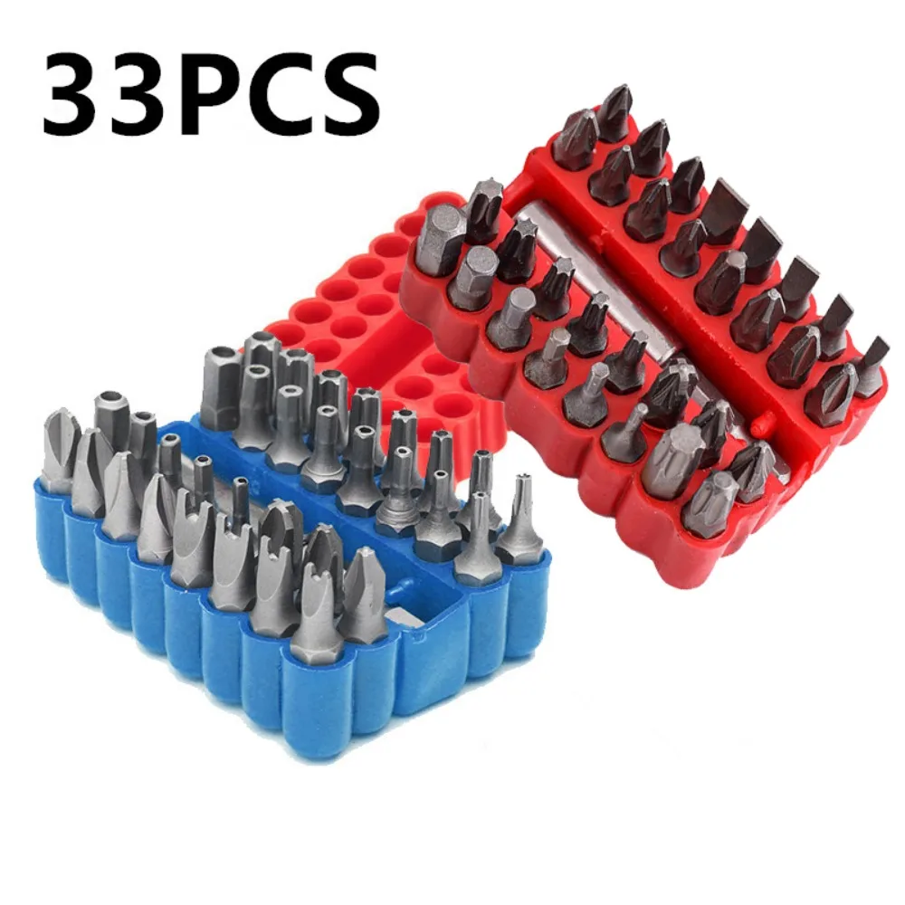 New Chrome Vanadium Steel Security Bit Set Screws Hex Star Spanner Hollow Drill Torx Mini Drill Bit Set Home