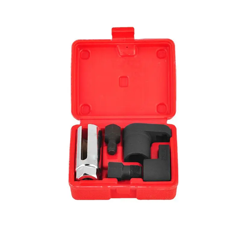 

5pcs Oxygen Sensor Wrench Kit Thread Chaser Tool Fit for Auto O2 Socket Removal Install Offset Vacuum Sensor Socket