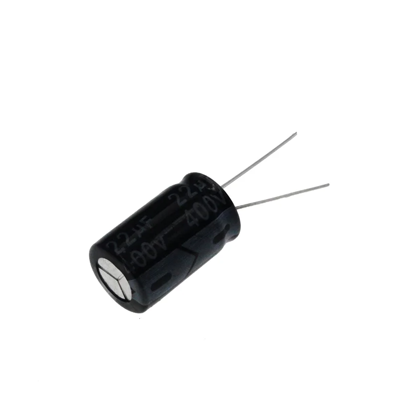 50pcs 22uF 400V 22MFD 400WV 10*17mm Aluminum Electrolytic Capacitor Radial